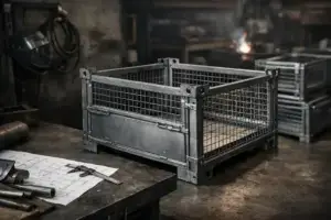 Stahl Gitterboxen nach Kundenzeichnung