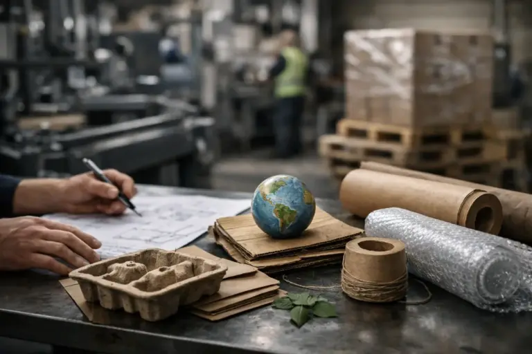Nachhaltigkeit in Industrieverpackungen planen