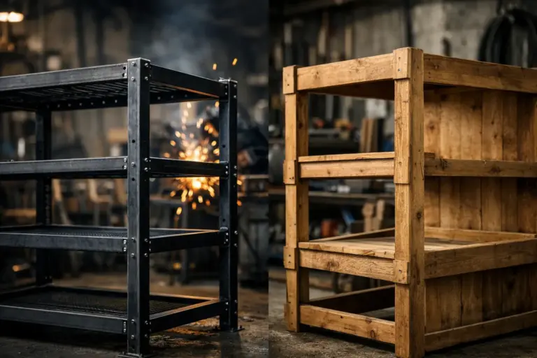 Metallgestell oder Holzverschlag richtig wählen