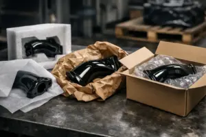 Welche Verpackung schützt lackierte Bauteile?