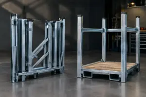 Klappgestell versus starres Transportgestell
