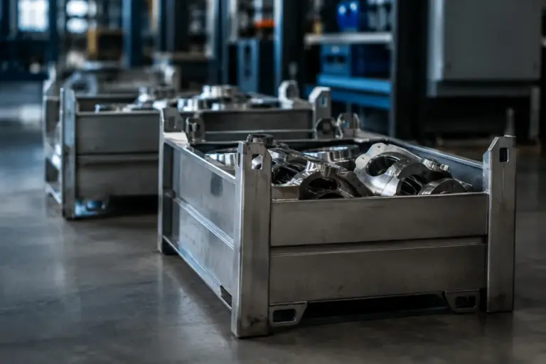 Kreislauffähige Ladungsträger im Maschinenbau